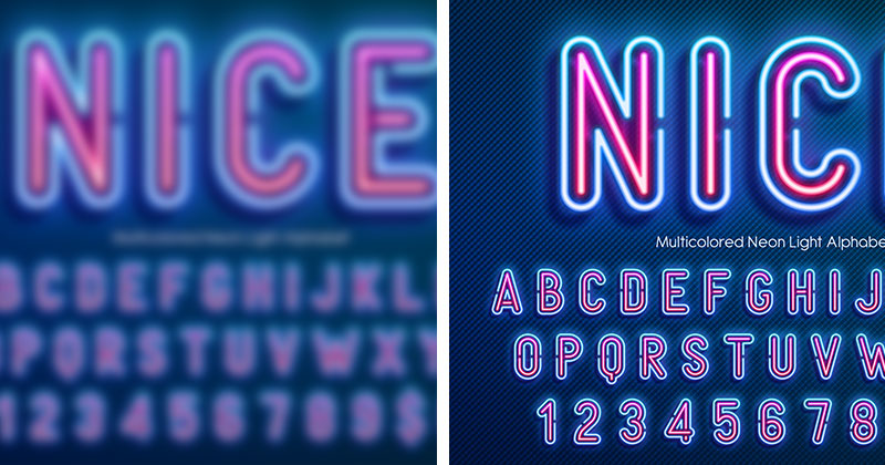 custom neon flex different color rendering index