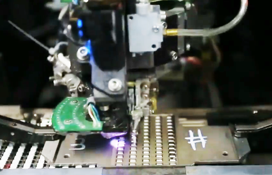 automatic chip surface mounting for neon flex