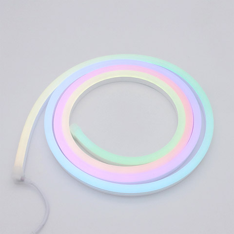 DMX512 RGB color changing silicone mini neon flex 9.5x22mm