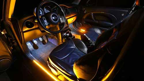 Automobile neon lighting