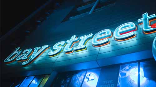 Bay Street Neon Sign