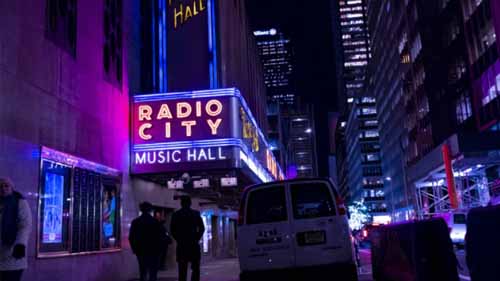 Radio City Music Hall Neon Light