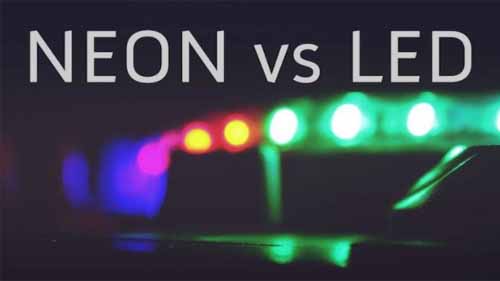 Neon vs led picture