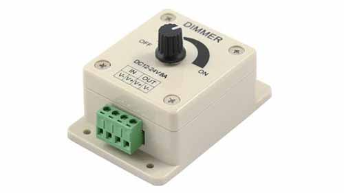 Potentiometer led dimmer