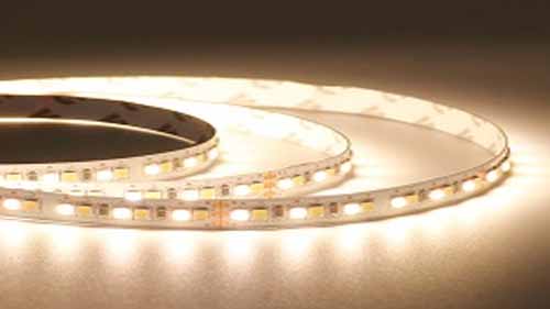 Warm color LED strip light