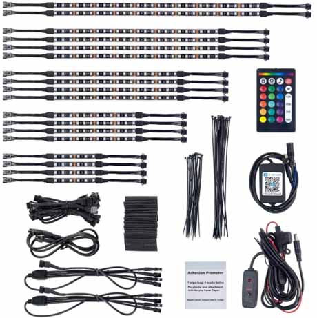 Addmotor RGB LED Motorcycle Light Kit