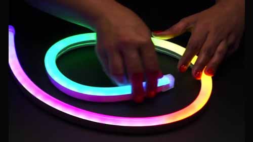 LED neon flex is flexible and easy to install