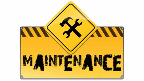 Maintenance sign