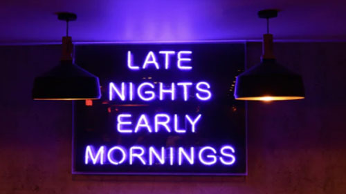 A custom Neon light Sign