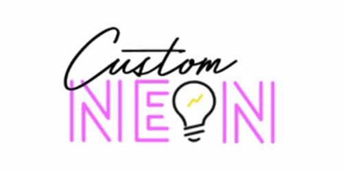 Custom neon logo