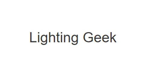 Lighting Geek Brand Logo Lighting Geek Brand Logo